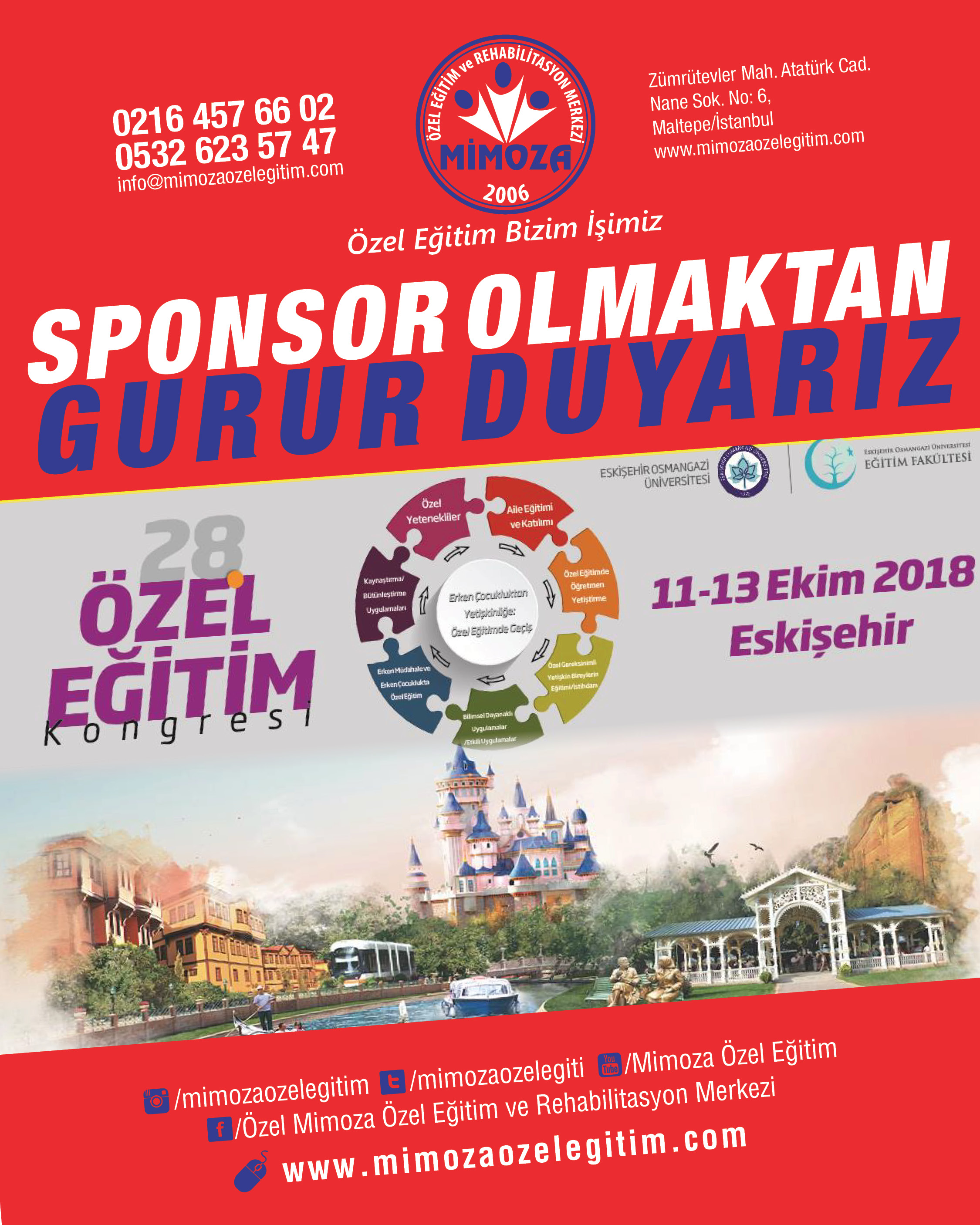 28. Ulusal Özel Eğitim Kongresine Sponsor Olduk